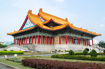 Obraz premium The iconic Taiwanese Performing Arts Center in Taipei, Taiwan