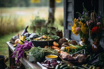 Rustic Farm-to-Table Feast