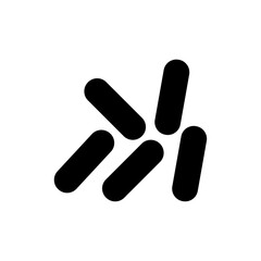 Virus, germ and bacteria, microorganism type and super bug icon.