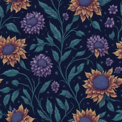 Türaufkleber Trendy Seamless Pattern Designs for Every Occasion - AI Generated © Phoenix
