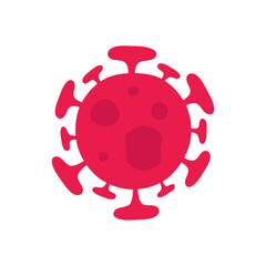 Virus, germ and bacteria, microorganism type and super bug iillustration.