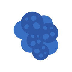 Virus, germ and bacteria, microorganism type and super bug iillustration.