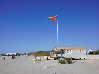 lifeguard tower on the beach