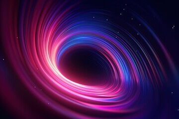 Fototapeta premium abstract futuristic background with pink blue glowing neon moving high speed wave lines and bokeh lights. Data transfer concept Fantastic wallpaper