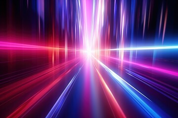 abstract futuristic background with pink blue glowing neon moving high speed wave lines and bokeh lights. Data transfer concept Fantastic wallpaper