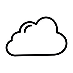 cloud sign symbol vector glyph color icon