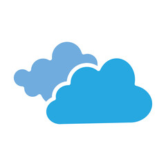 cloud sign symbol vector glyph color icon