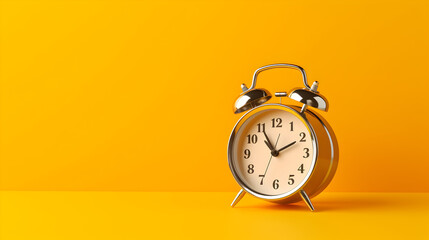 alarm clock on a table