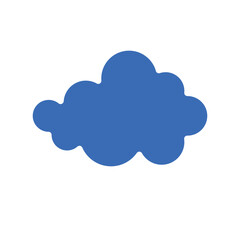 cloud sign symbol vector glyph color icon