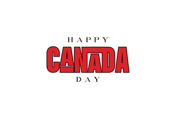 Happy Canada Day, background template Holiday concept
