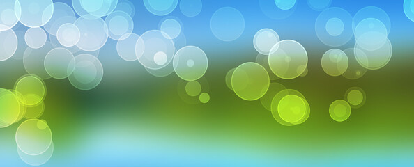 glowing lights abstract background with bokeh gradient color cover page