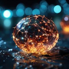 AI Network: Power & Potential, created with Generative Al technology.