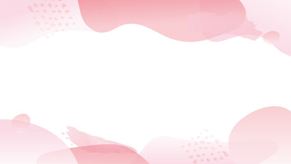 抽象的なかわいいピンクのフレームのベクター素材