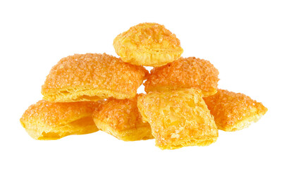 Biscuits butter with sugar on transparent png