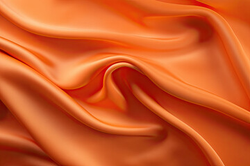 Fototapeta premium Abstract orange silk background