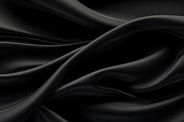 Obraz premium Abstract black silk background