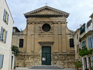 Fototapeta na wymiar Tarascon, May 2023 : Visit the beautiful city of Tarascon in Provence - View on the city 