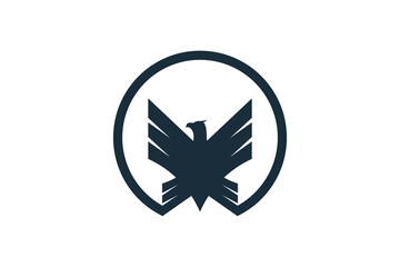 Eagle logo vector with modern concept creative unique design