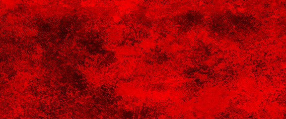 Abstract red background vintage grunge texture. dark slate background toned classic red color, old vintage distressed bright red paper illustration, red wall scratches, blood dark wall Texture.	