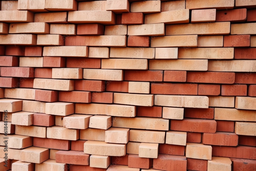 Poster brick pattern. generated by ai.