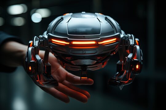 Levitronix: A handheld device that uses anti - gravity technology to levitate and move objects with precision. Perfect for futuristic tasks and sci - fi enthusiasts illustration generative ai