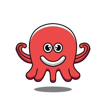 octopus illustration design vector