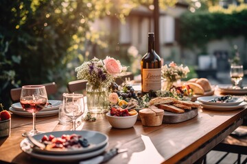 Fototapeta premium Brunch with friends