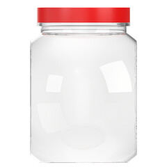 3D rendering illustration of a cookie jar