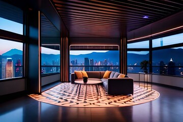 Futuristic Luxary home, AI generated