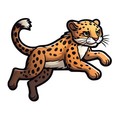 Fototapeta premium Cheetah Generative AI