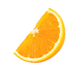 orange slice on transparent png