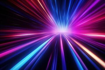 abstract futuristic background with gold PINK blue glowing neon moving high speed wave lines and bokeh lights. Data transfer concept Fantastic wallpaper