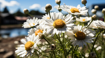 Obraz premium daisies in the field