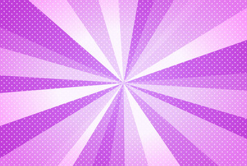 背景イラスト_集中線_紫