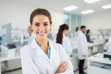 Fototapeta premium Portrait of a female dentist