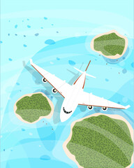 Naklejka premium Time to travel poster
