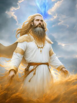 Daybog (Dajbog) is the Slavic god of the Sun, fire, god of gold, silver, and mines. Also known as Dažbog and Radgost.