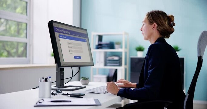 Electronic Bank Balance Statement And Transfer