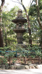 Japanese stone structure in Nagoya