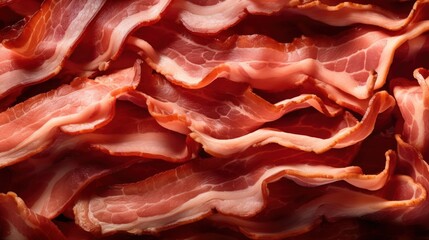bacon macro close up