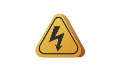 High voltage icon.vector on white background