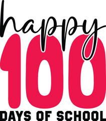 100 days of school svg design
