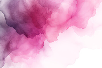 Fototapeta premium Seamless blend of magenta watercolor spot background transparent