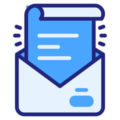 email blue icon