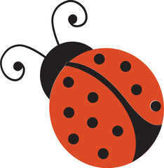 ladybug, orange