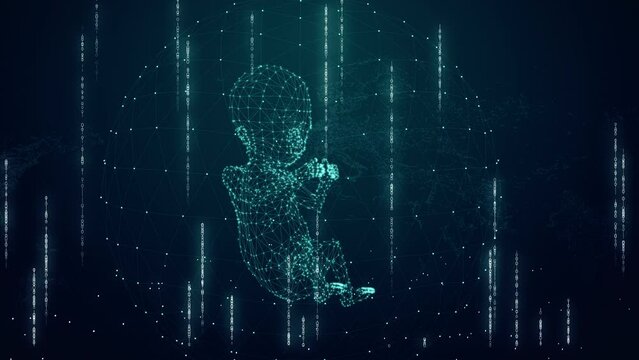 Digital Baby Cloning in a 3D animation