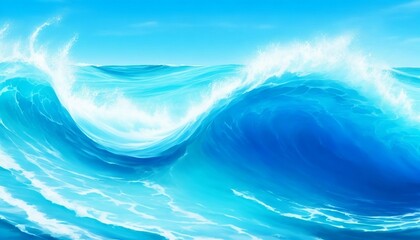 Fluid Euphoria: Abstract Ocean Dance