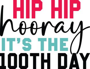 100 days of school svg design eps