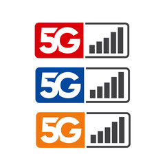 5 g technology logo design vector icon symbol.