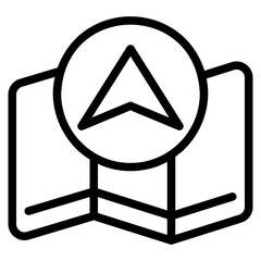map outline icon icon